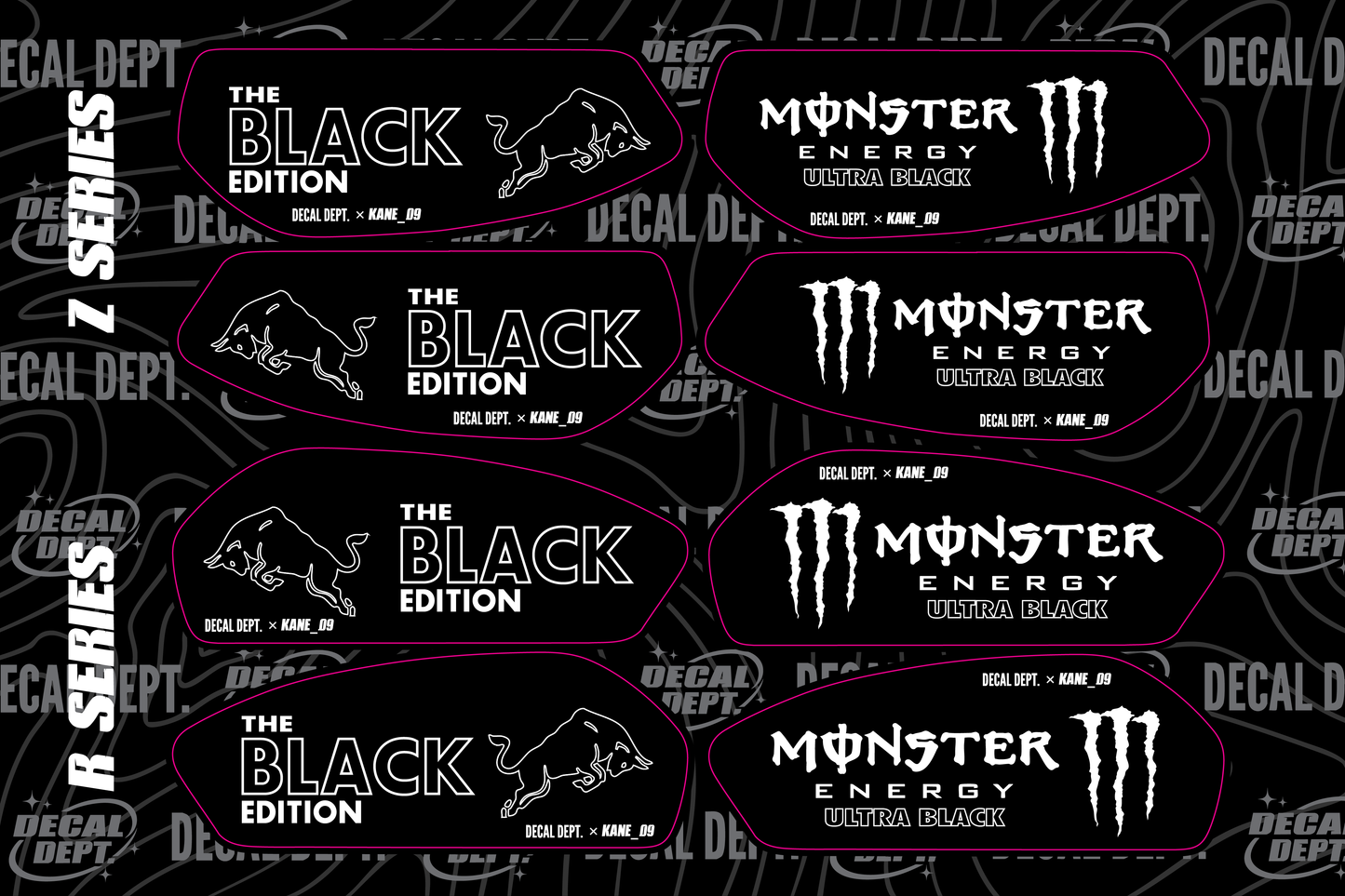 Energy Edition Super73 Battery Decals (New Battery)