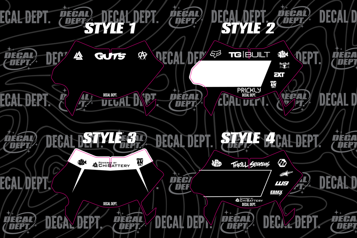 Ultra Bee Number Plate Decal