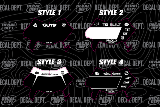 Ultra Bee Number Plate Decal