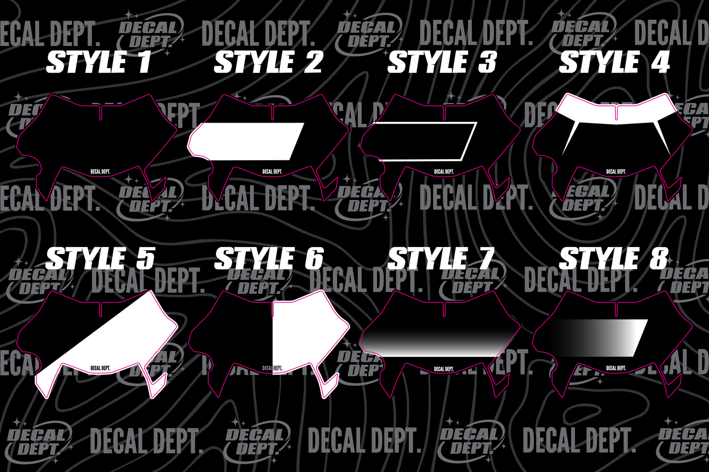 Custom Ultra Bee Plate Decal