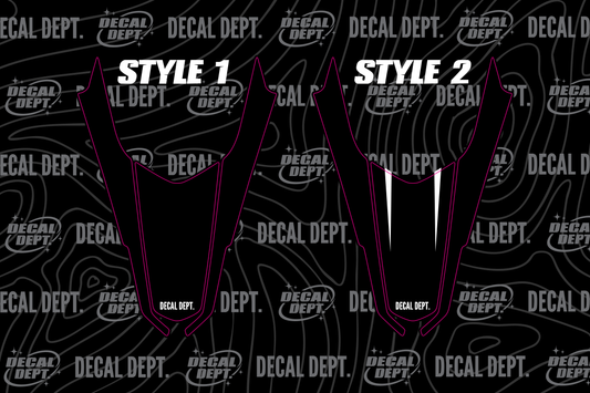 Custom Ultra Bee Rear Fender Decal