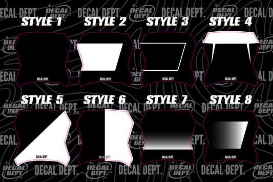 Custom Yozma Plate Decal