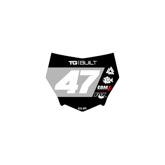 Motocutz Plate Decal