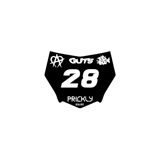 Motocutz Plate Decal