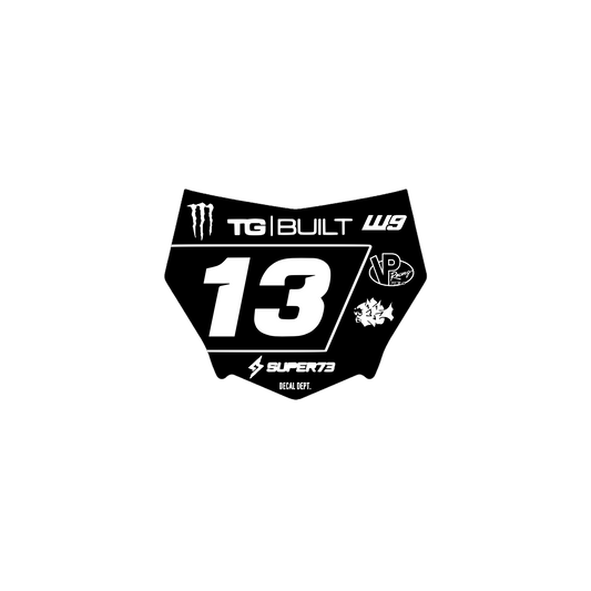 Motocutz Plate Decal