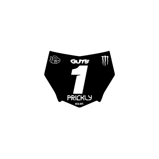 Motocutz Plate Decal