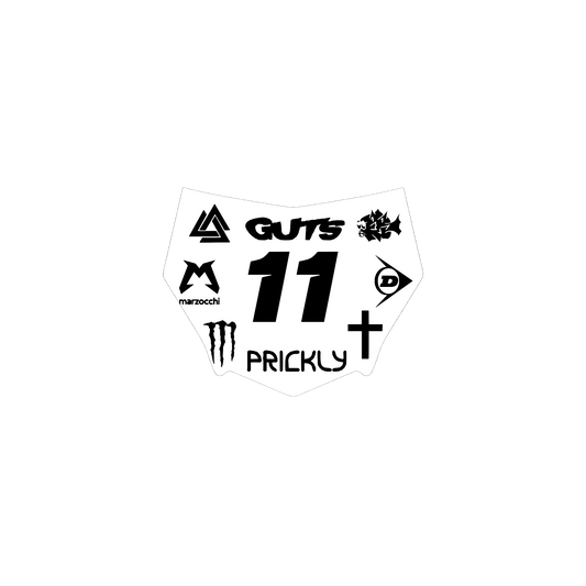 Motocutz Plate Decal