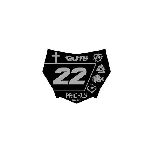 Motocutz Plate Decal