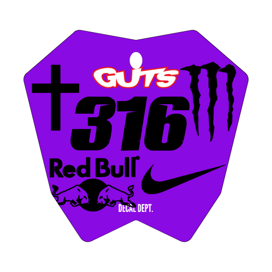 RTR Plate Decal