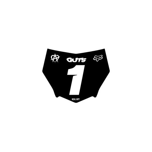 Motocutz Plate Decal