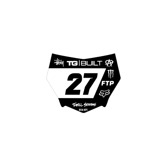 Motocutz Plate Decal