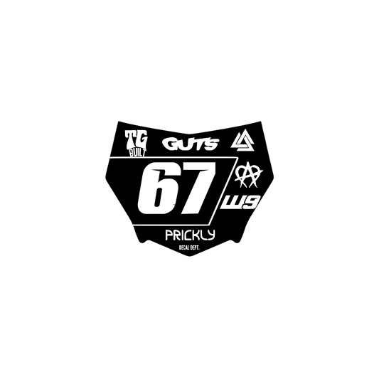 Motocutz Plate Decal