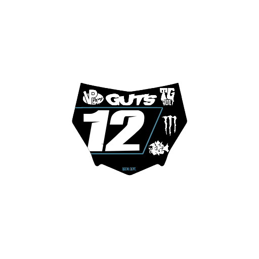 Motocutz Plate Decal