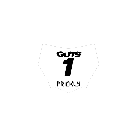 Motocutz Plate Decal