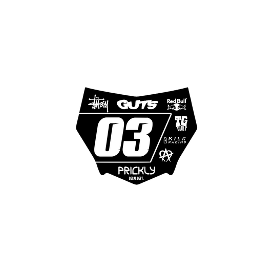 Motocutz Plate Decal