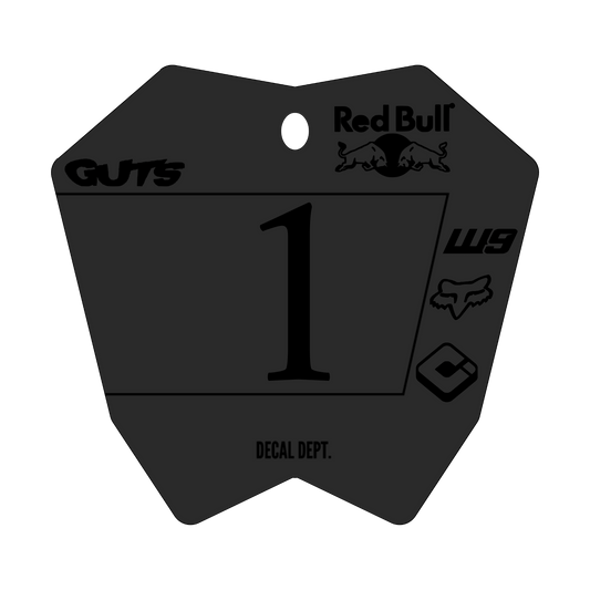RTR Plate Decal