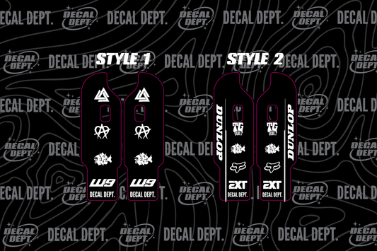 DNM Fork Guard Decal