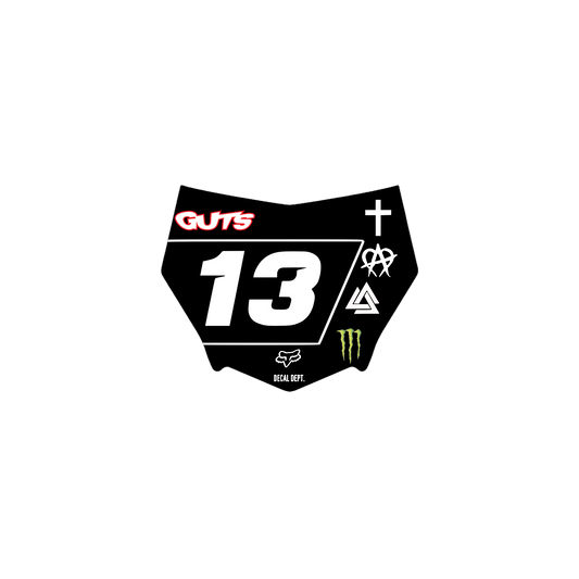 Motocutz Plate Decal