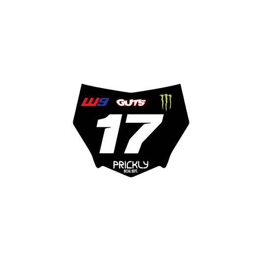 Motocutz Plate Decal