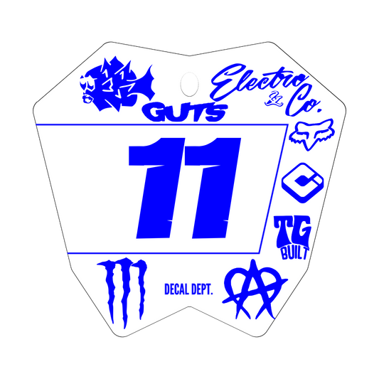 RTR Plate Decal